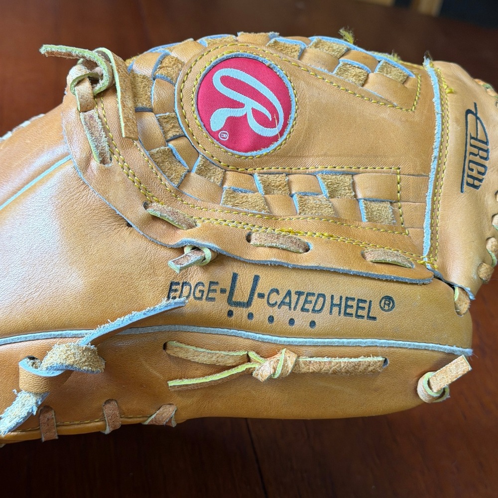 Rawlings RBG59 Jose Canseco Signature Baseball Glove Tan Leather Basket Web RHT
